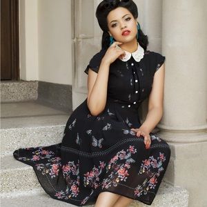 Hell Bunny butterfly dress UK 22/4x